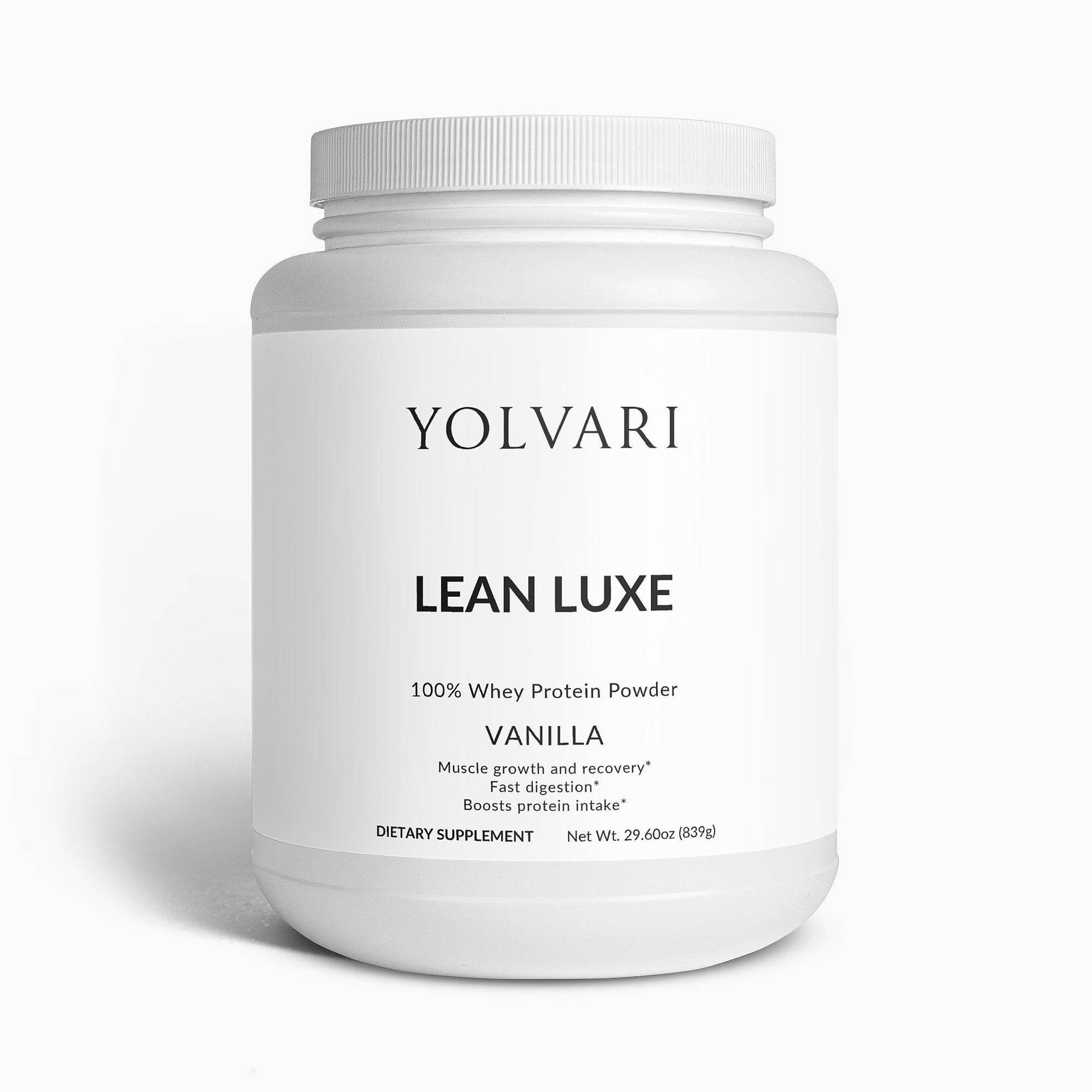 Lean Luxe Whey Protein Isolate (Vanilla)