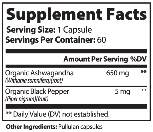 Ashwagandha 650MG