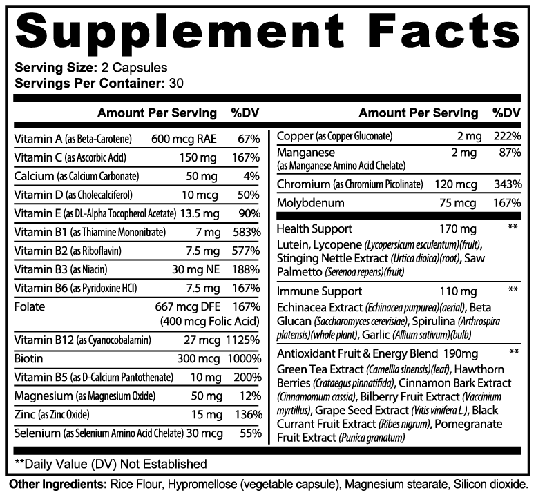 Daily Zing Multivitamin